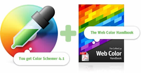 Get Website Color Schemer and the Web Color Handbook for $14.99!