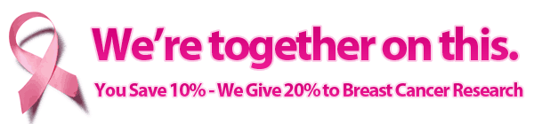 Help Us Support Breast Cancer Research and Save 10%